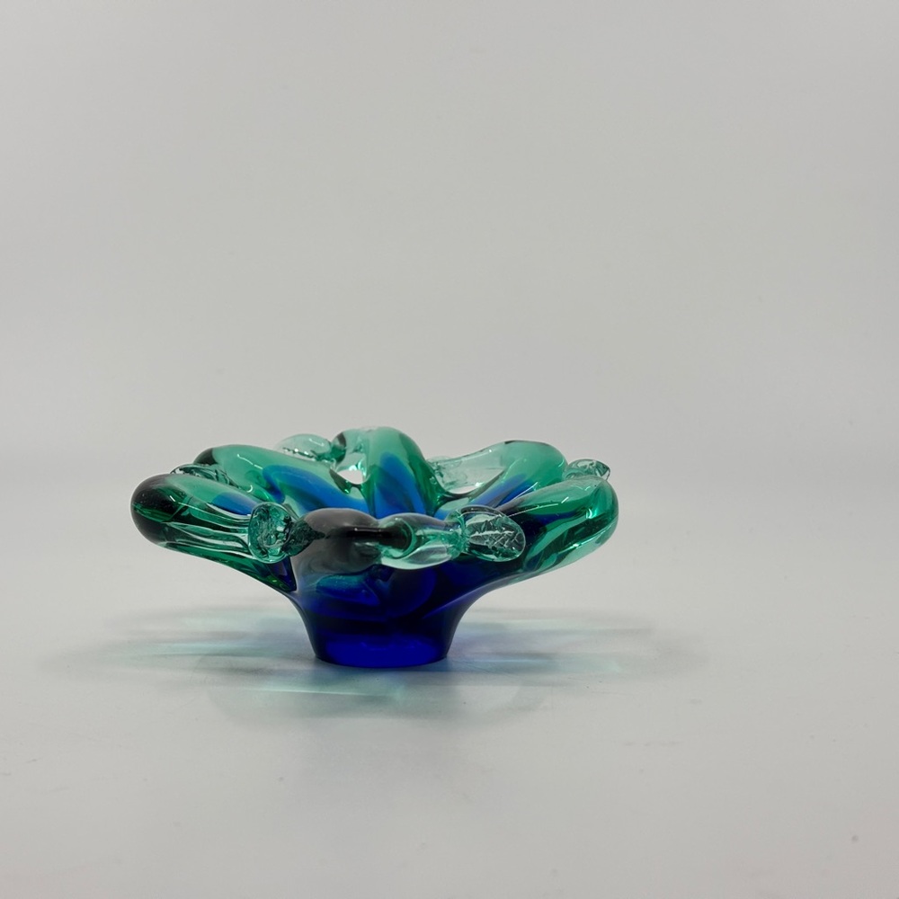 Elegant Italian Glass Trinket Holder-Great Holiday Hostess Gift-Gift Box Include